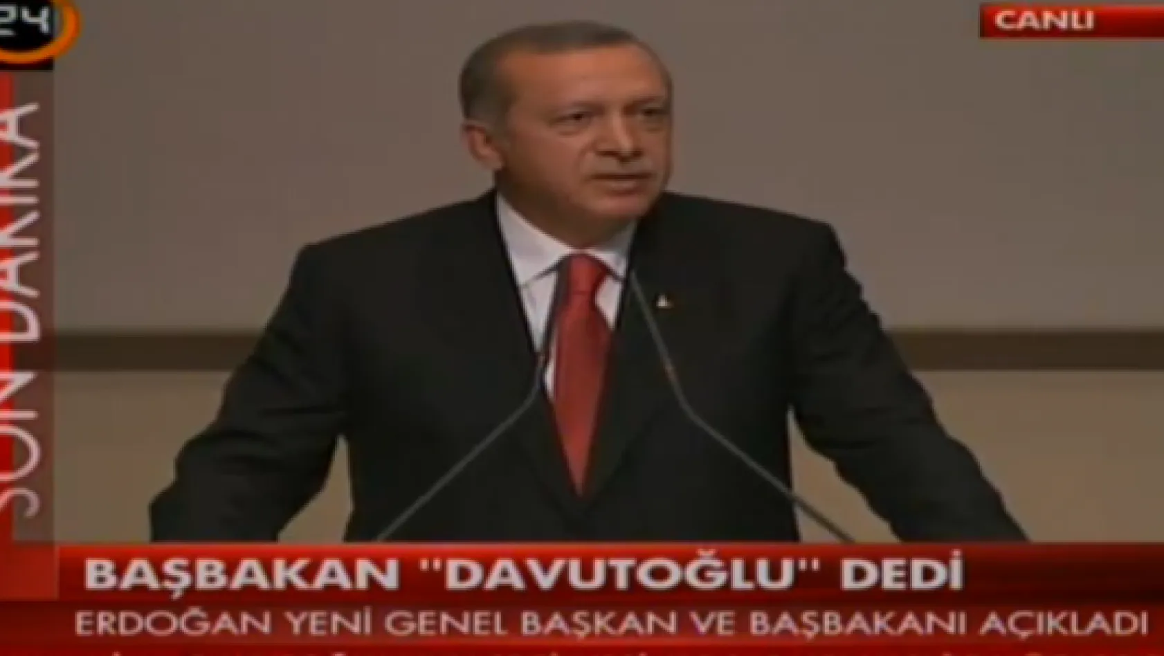 Erdoğan yeni başbakan adayını açıkladı