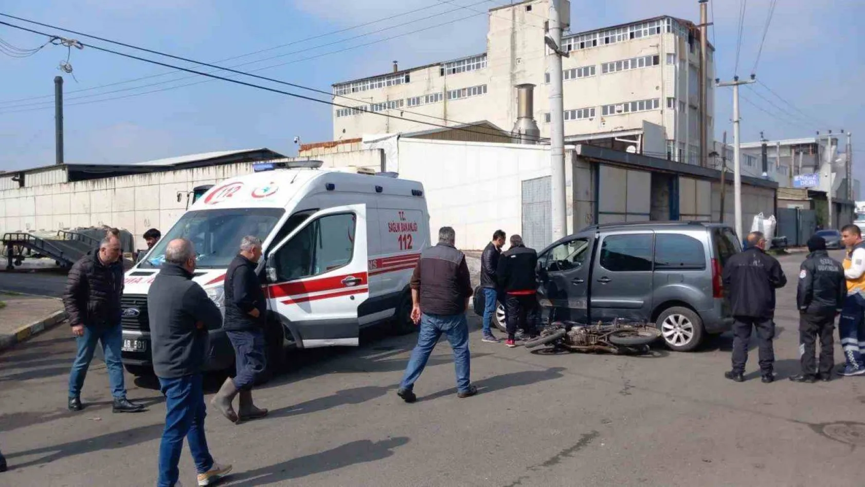 Ergene'de trafik kazası: 1 yaralı