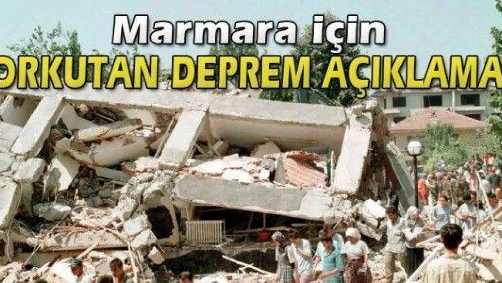 Ersoy: 'Bu depremler büyük İstanbul depreminin öncüsü'