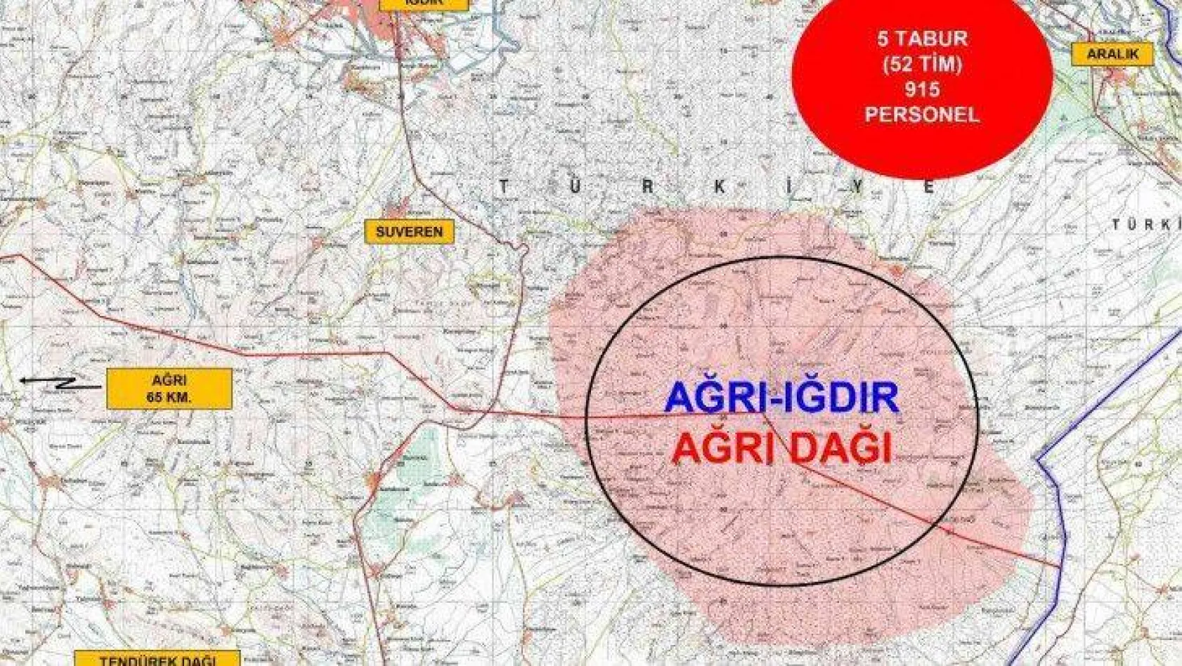 İçişleri Bakanlığı: 'Eren Abluka-10 Ağrı Dağı operasyonu başlatıldı'