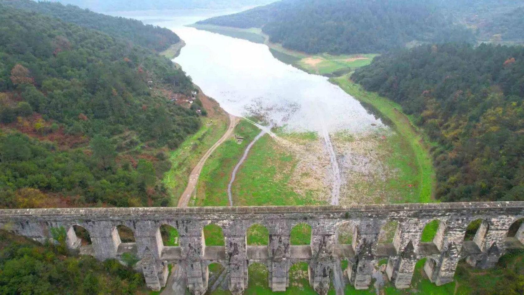 İstanbul'a can suyu olan yağmurun ardından Alibey Barajı'nda su oranı yüzde 51.31'e yükseldi