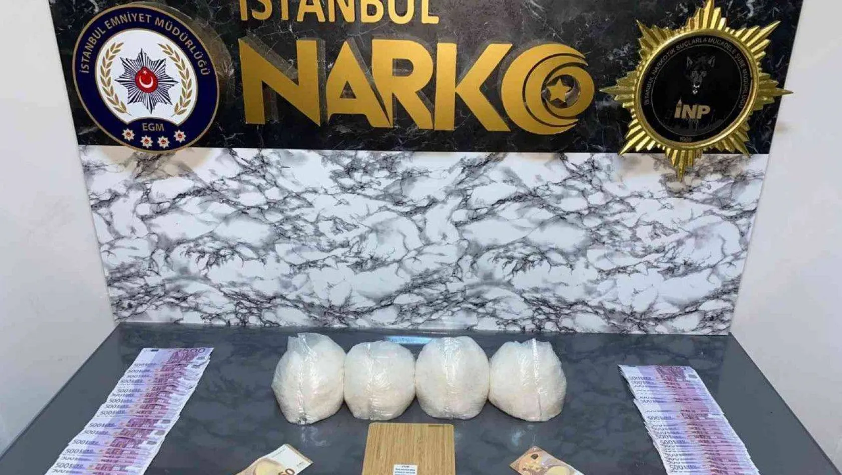 İstanbul'da 4 kilo metamfetamin ele geçirildi