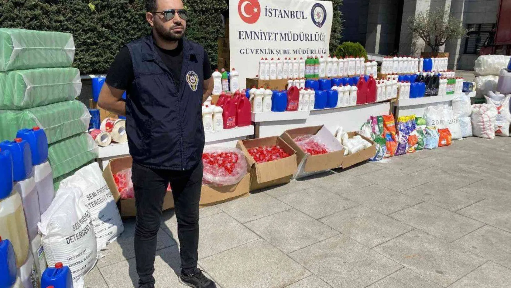 İstanbul'da sahte deterjan operasyonu