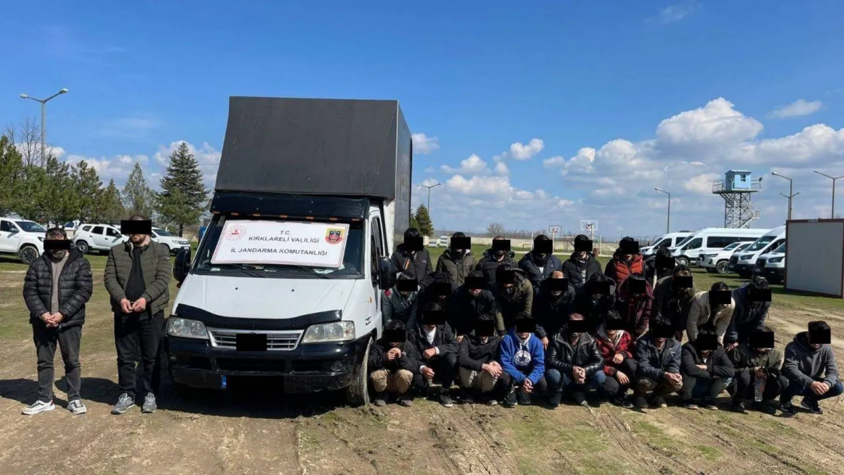 Kırklareli'nde 111 kaçak göçmen yakalandı