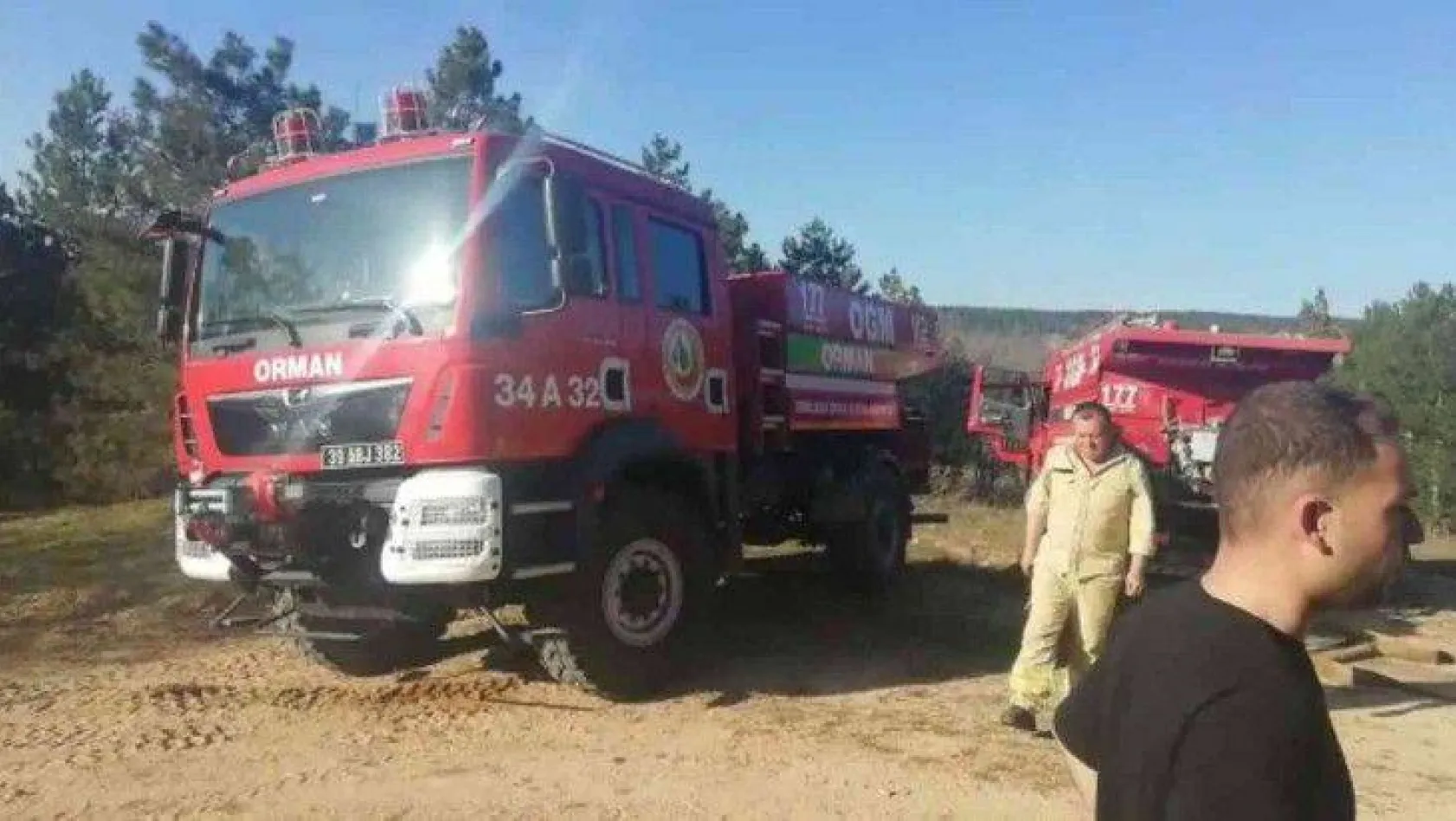 Kırklareli'nde orman yangını: 12 dekar alan zarar gördü