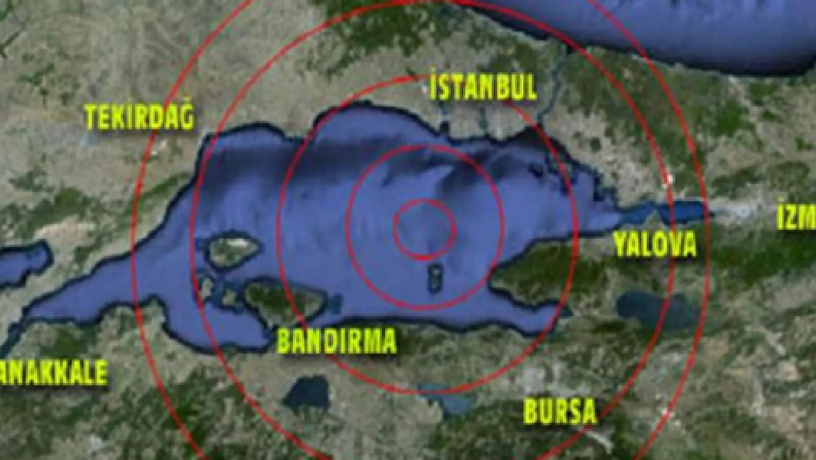 Marmara denizinde deprem