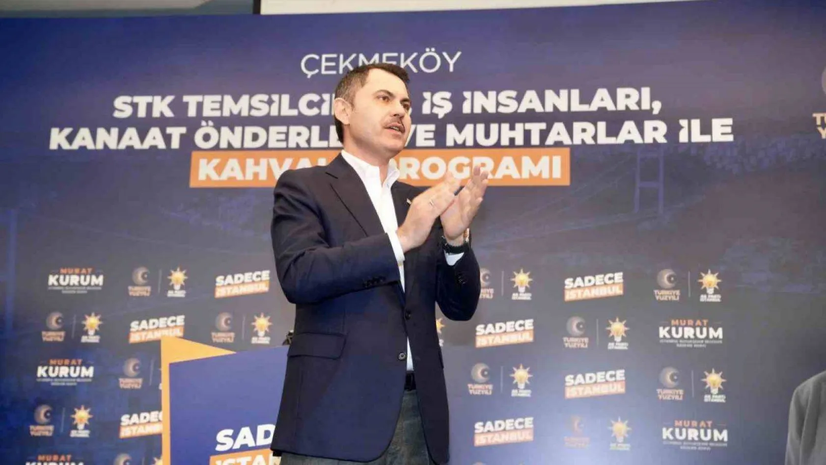 Murat Kurum: 'Çekmeköy'ün iki yakasını tamamen birleştirip 12 bin metrekare bir meydan kazandıracağız'