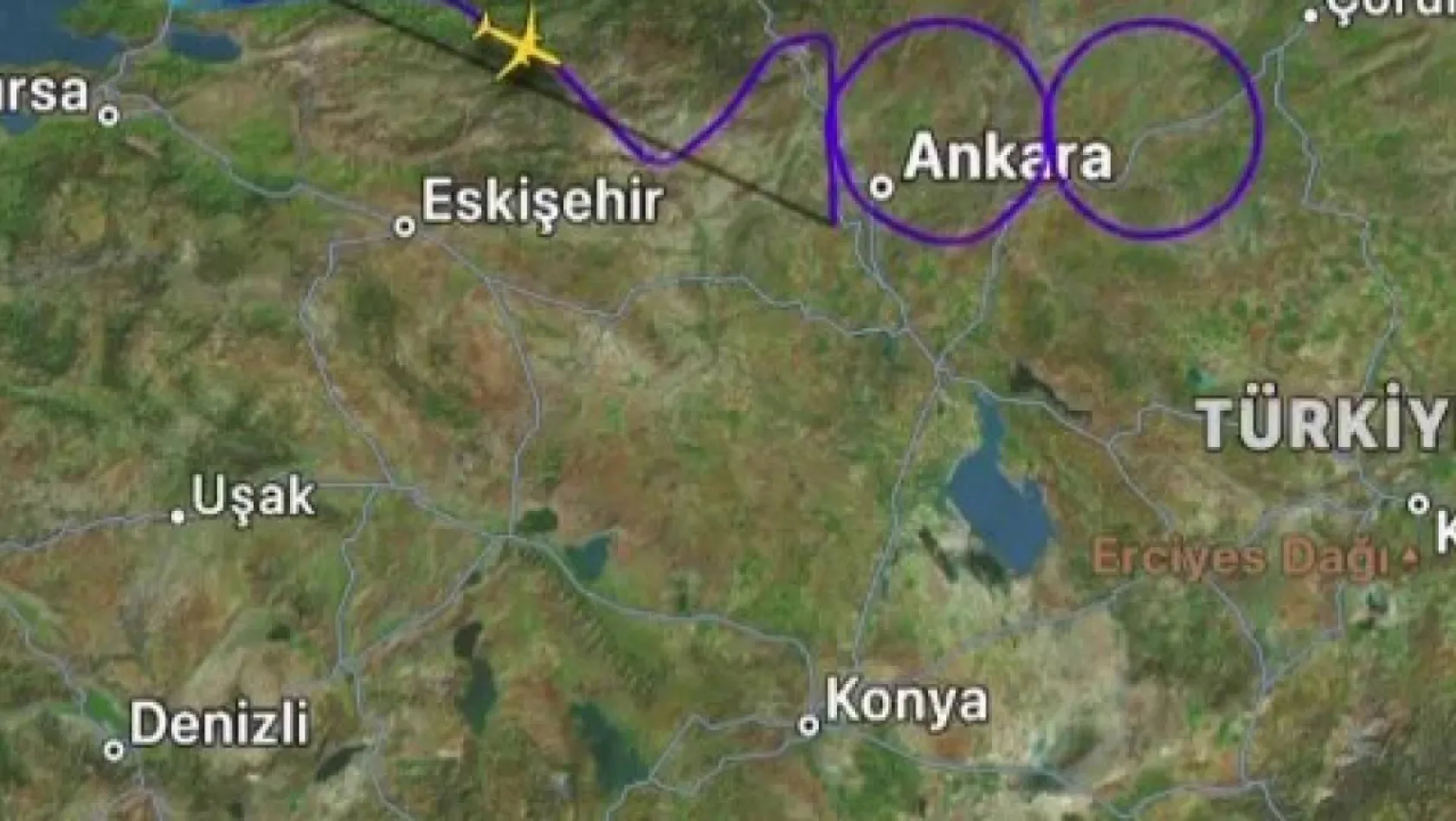 Pegasus'un 100'üncü yıl özel uçuşunda havada '100' çizildi