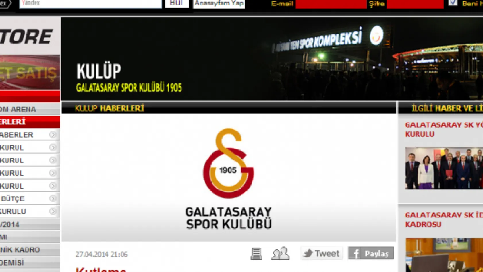 Şampiyonu ilk  Galatasaray kutladı