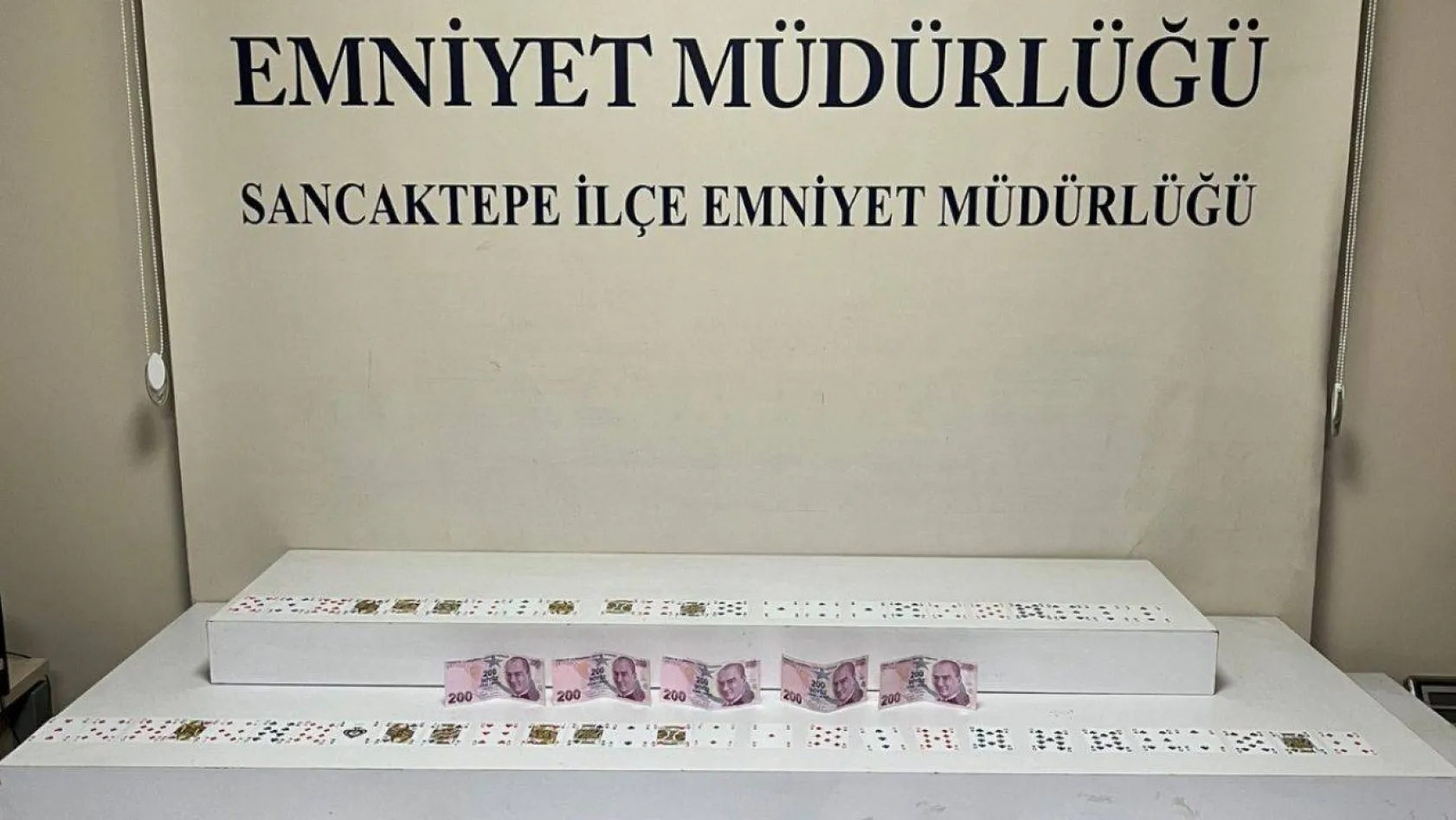 Sancaktepe kumar oynanan adrese baskın: 38 bin lira para cezası kesildi