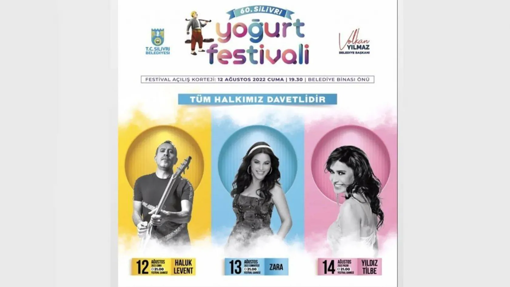Silivri Yoğurt festivali 12 Ağustos'ta başlıyor