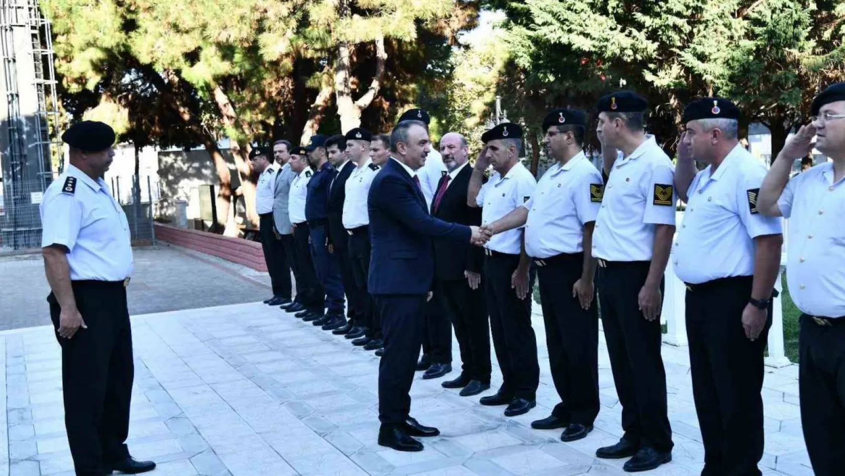 Tekirdağ Jandarma Komutanlığı'nda rütbe terfi töreni