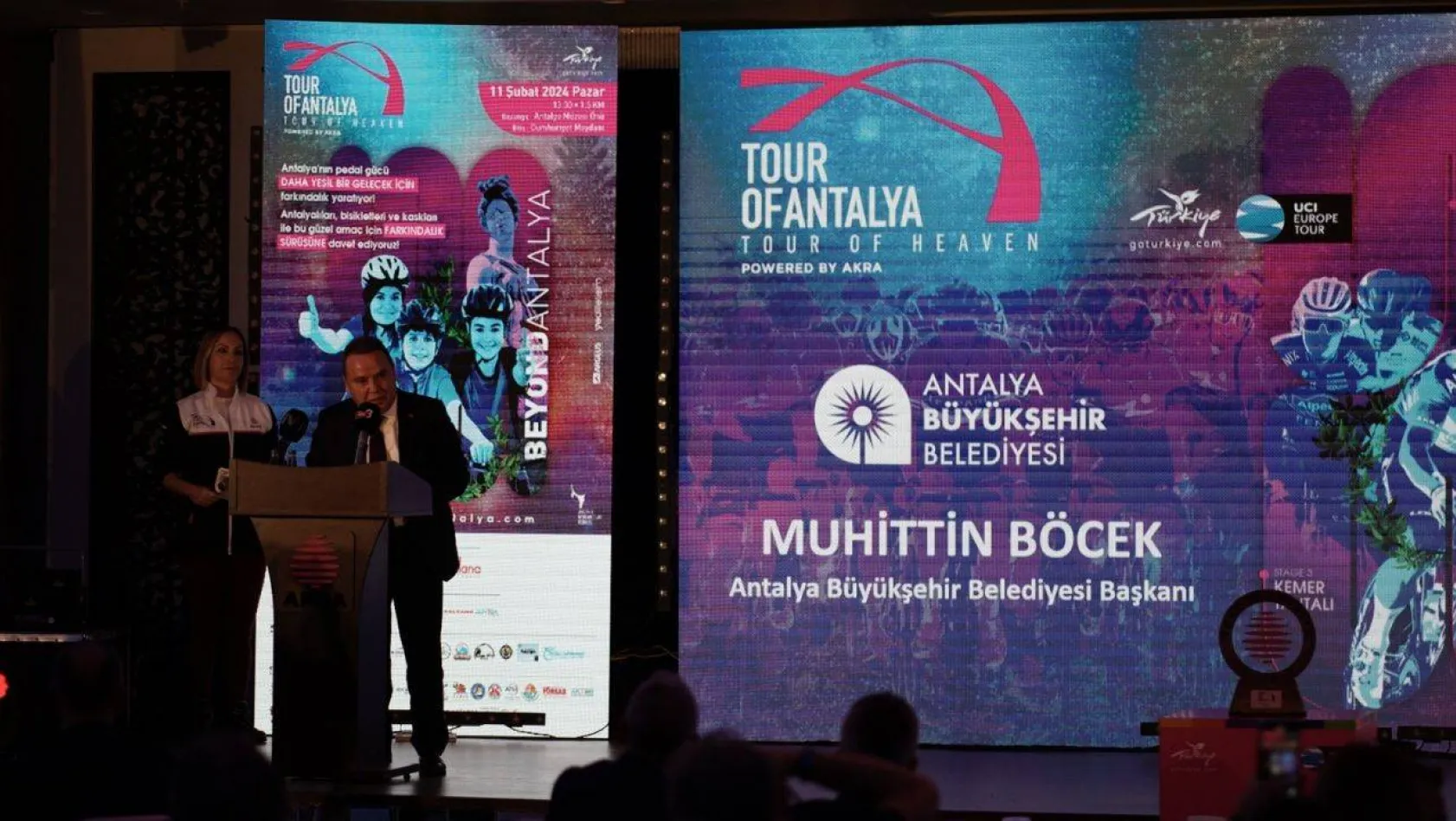 Tour of Antalya Uluslararası Bisiklet Yarışının basın lansmanı yapıldı