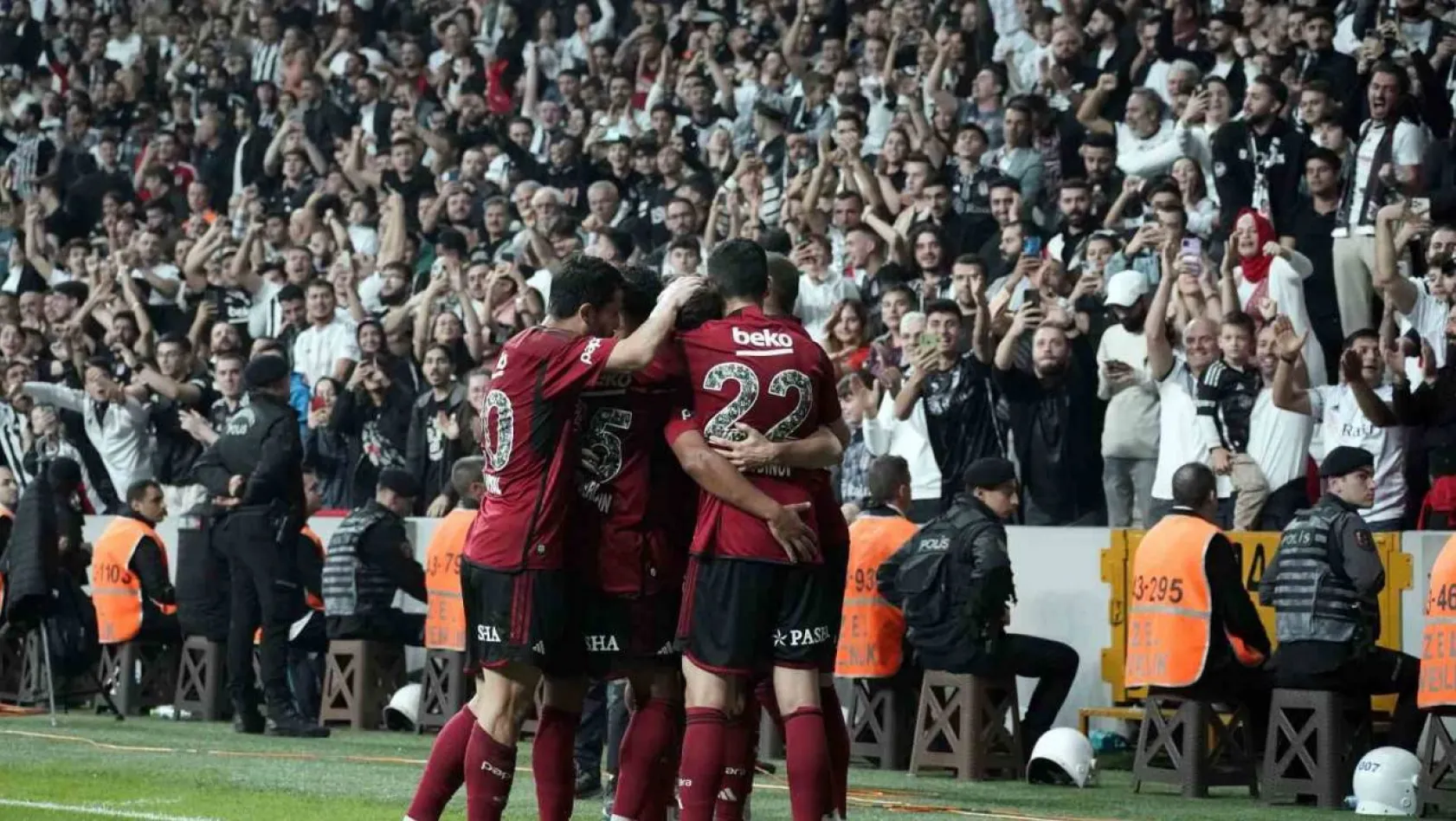 Trendyol Süper Lig: Beşiktaş: 2 - Gaziantep FK: 0 (Maç sonucu)