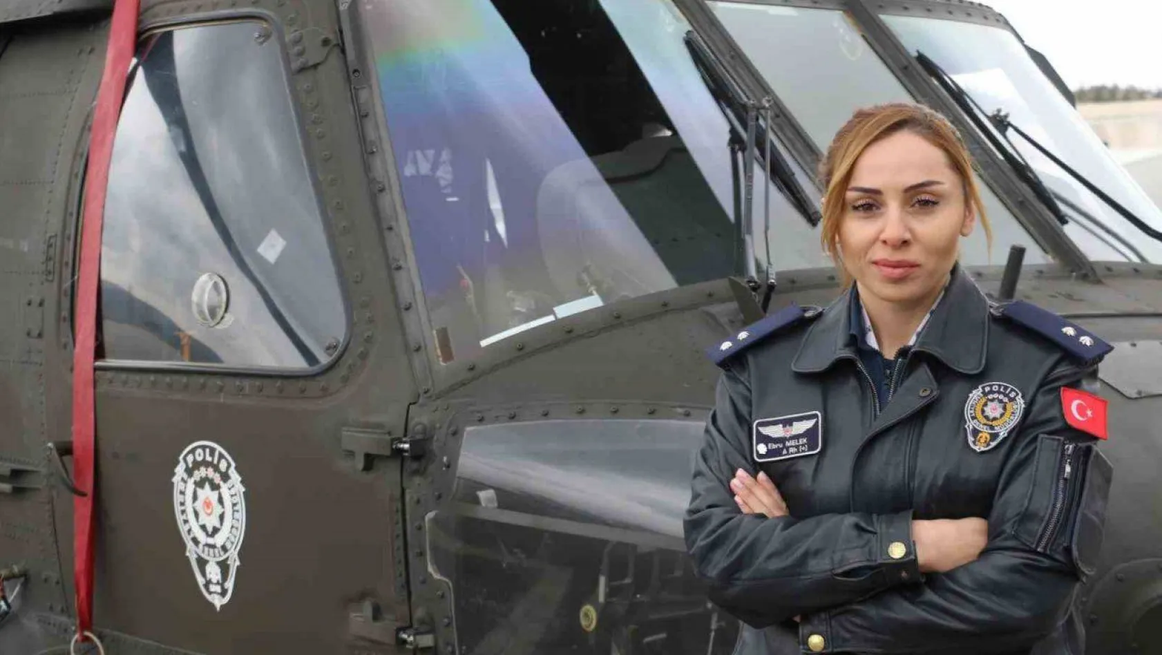 Türk Polis Teşkilatı'nın kadın pilotu 6 yıldır gökyüzünün asayişini sağlıyor