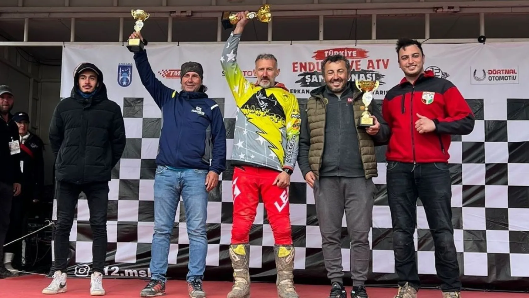 Türkiye Enduro ve ATV Şampiyonası'nın ikinci ayağına 2 kupayla döndüler