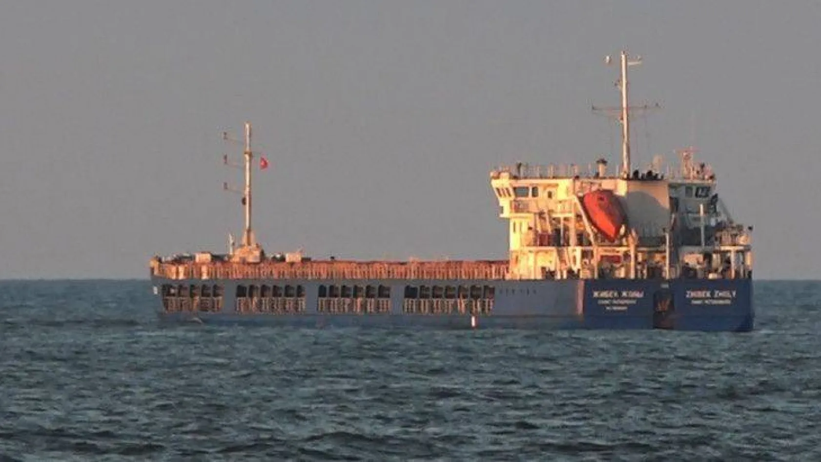 Ukrayna sahilinden hareket eden tahıl yüklü Rus gemisi Sakarya'da demir attı