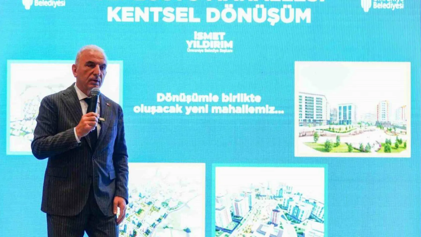 Ümraniye'de Başkan İsmet Yıldırım kentsel dönüşüm proje alanını tanıttı