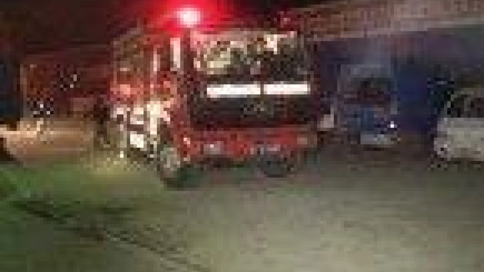 Sanayi'de yangın korku yarattı