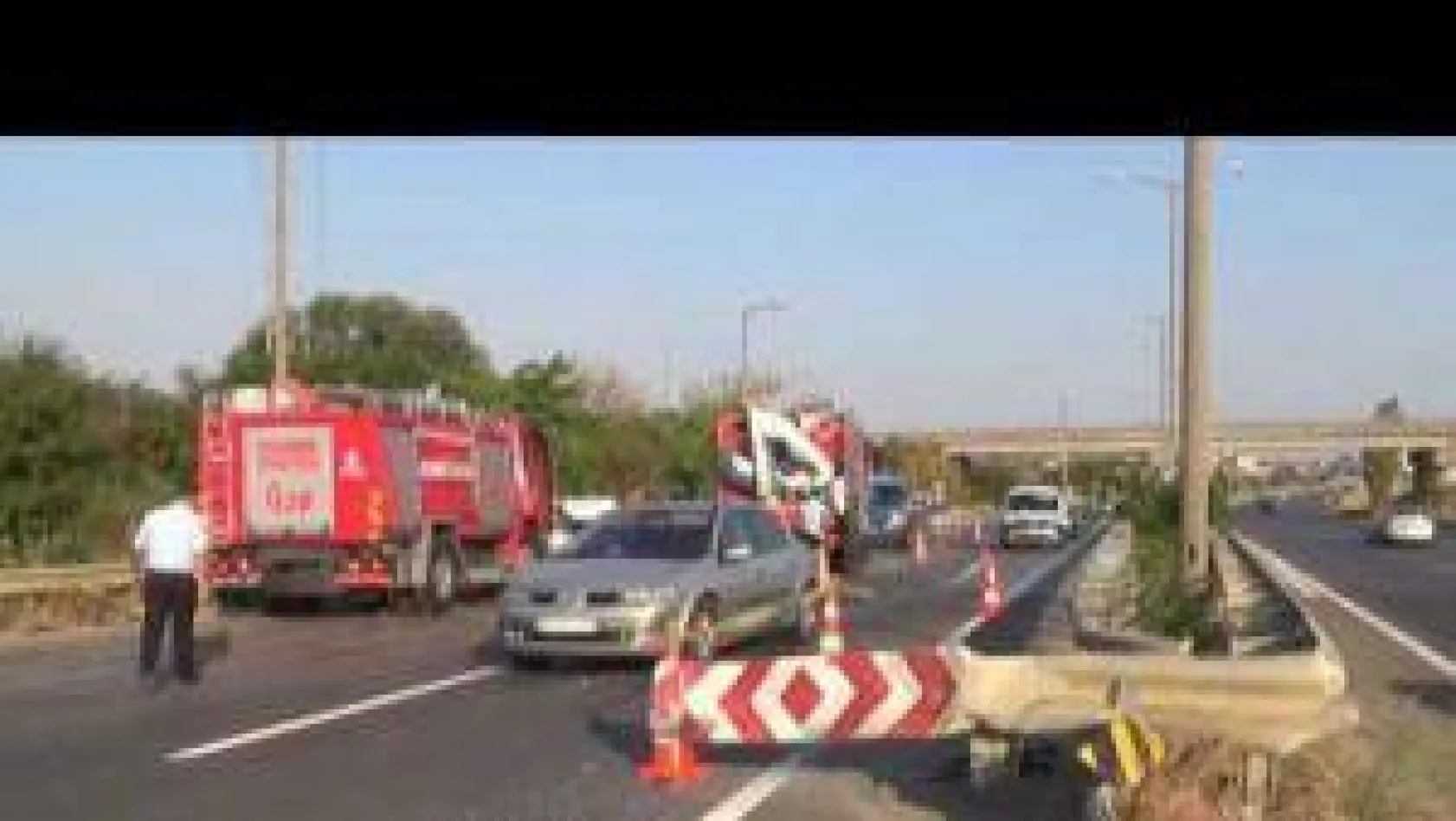 Kınalı'da feci kaza