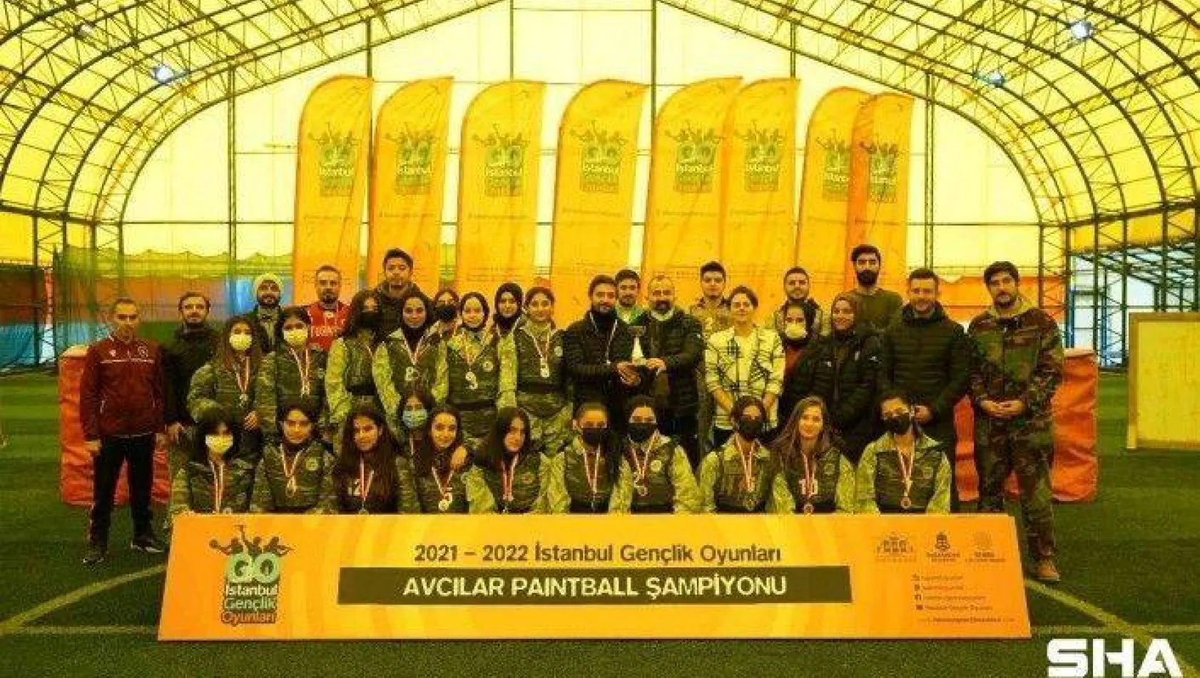 İstanbul Gençlik Oyunları'nda Avcılar paintball şampiyonu belli oldu