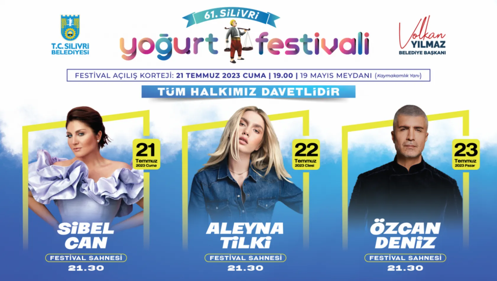 61. Yoğurt festivali tanıtımı