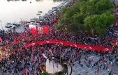 Başkan Balcıoğlu, Gençlik Yürüyüşüne katıldı