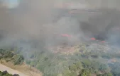 Silivri'deki orman yangınını söndürme çalışmaları sürüyor