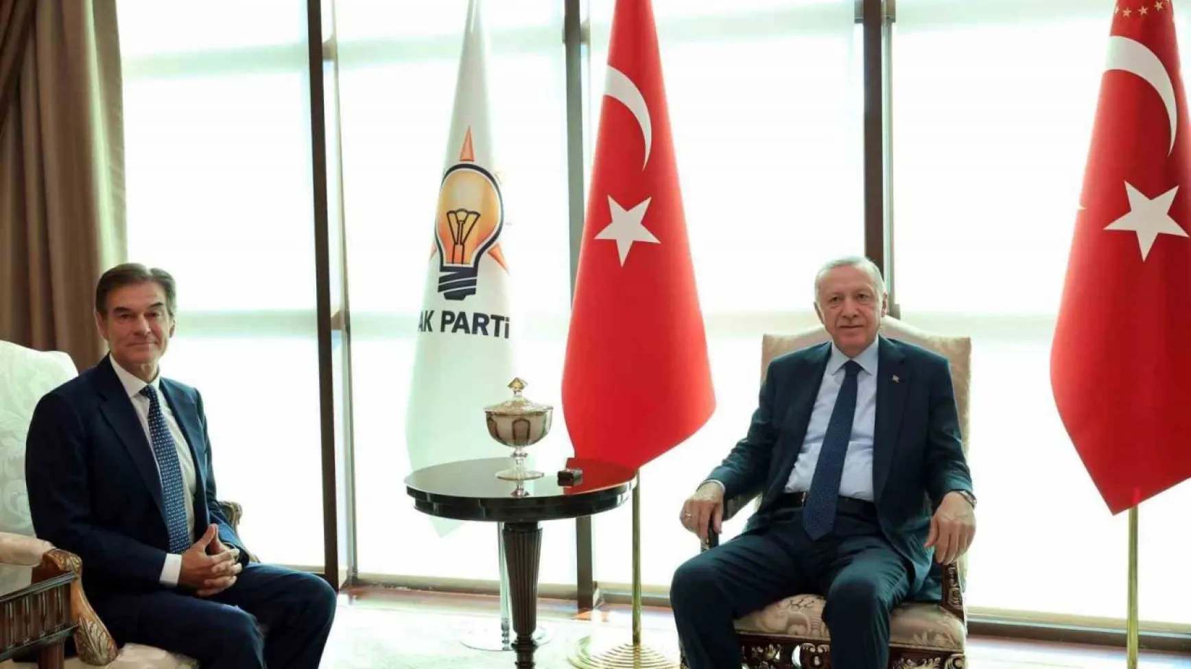 Cumhurbaşkanı Erdoğan, Prof. Dr. Öz'ü kabul etti