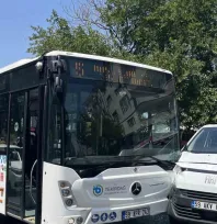 Çorlu'da otobüs kazası: 1 yaralı