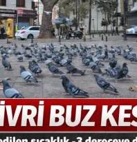 Silivri'de güneşli ama keskin soğuk: Hissedilen -3 derece