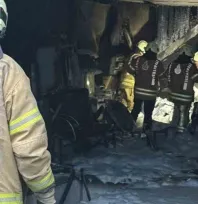 Silivri Sanayi Sitesi'nde yangın: Dikkatli çıraklar facianın önüne geçti