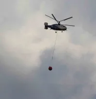 Tekirdağ'da orman yangınında soğutma çalışmaları sürüyor