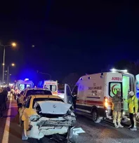 Tekirdağ'da zincirleme kaza: 2'si asker 5 yaralı