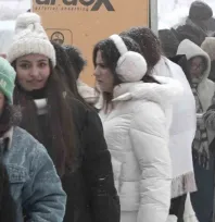 Uludağ'a yoğun kar yağdı, pistler doldu taştı