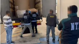 'Carlos' geçit vermedi: Dorsede 115 kilo skunk ele geçirildi