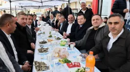 Başkan Balcıoğlu, Hamsi Şenliği'ne katıldı