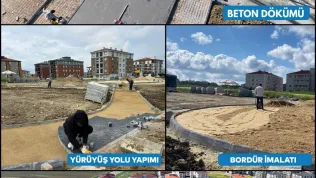 Mimarsinan Mahallesi'nde Yeni Parkta Çalışmalar Devam Ediyor