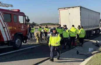 Silivri Kuzey Marmara Otoyolu'nda feci kaza: 1 ölü