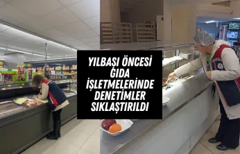 Yılbaşı Öncesi Gıda İşletmelerinde Denetimler Sıklaştırıldı