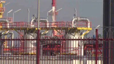 Silivri'de BOTAŞ tesislerinde yangın