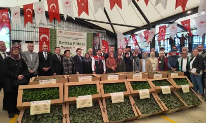 Silivri'de Üreticiye 614 Bin Fide ve 4 Ton Tohum Desteği