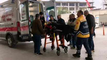 Elektrik akımına kapılan işçi 2'nci kattan düştü