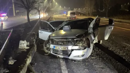 Tekirdağ'da trafik kazası: 3 yaralı