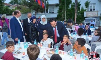 Gümüşyaka'daki sokak iftarında buluştular