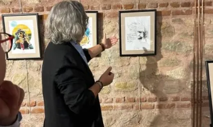 'Çizgilerle Konuşan Portreler' Silivri'de Sanatseverlerle Buluştu