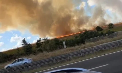 Silivri'de Anız Yangını Kontrol Altına Alındı
