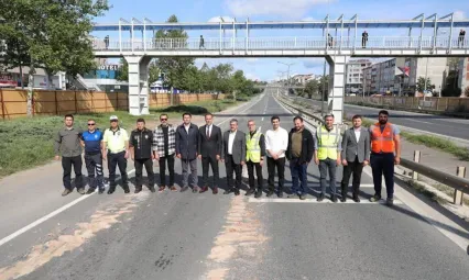 Silivri'nin iki yakası bir araya getirecek projede ilk kazma vuruldu