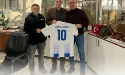 Gümüşyakaspor'dan Sami Barlas'a Ziyaret ve Forma Hediyesi