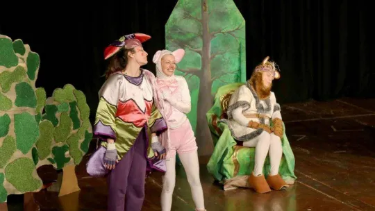 'Aslan ile Fare' oyunu minikler tarafından ilgiyle izlendi